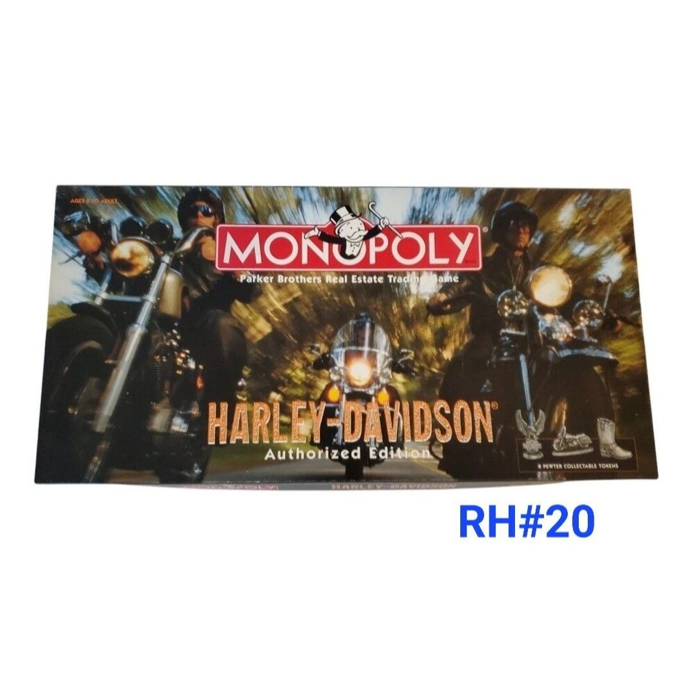 Harley Davidson Monopoly 1997 Authorized Edition - RH#20